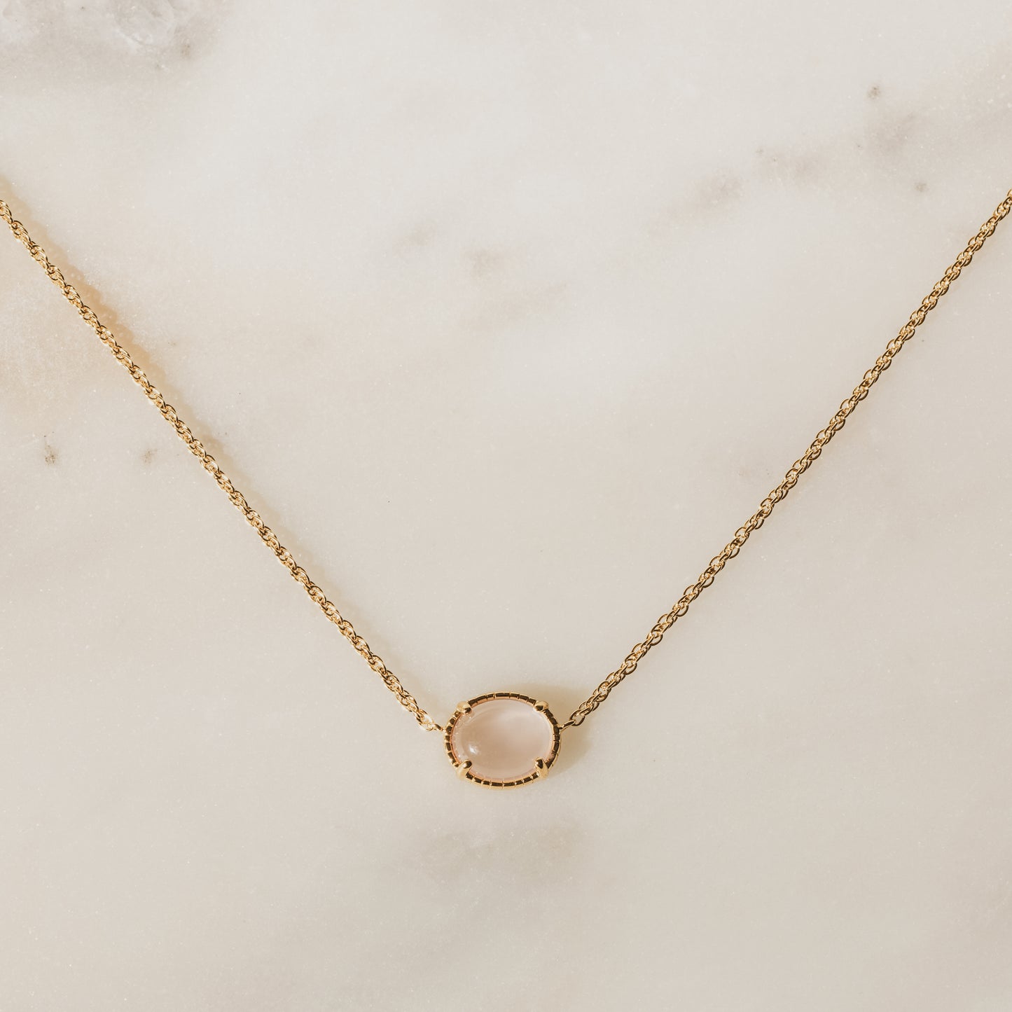 Amare Bezel Necklace